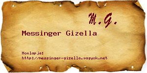 Messinger Gizella névjegykártya